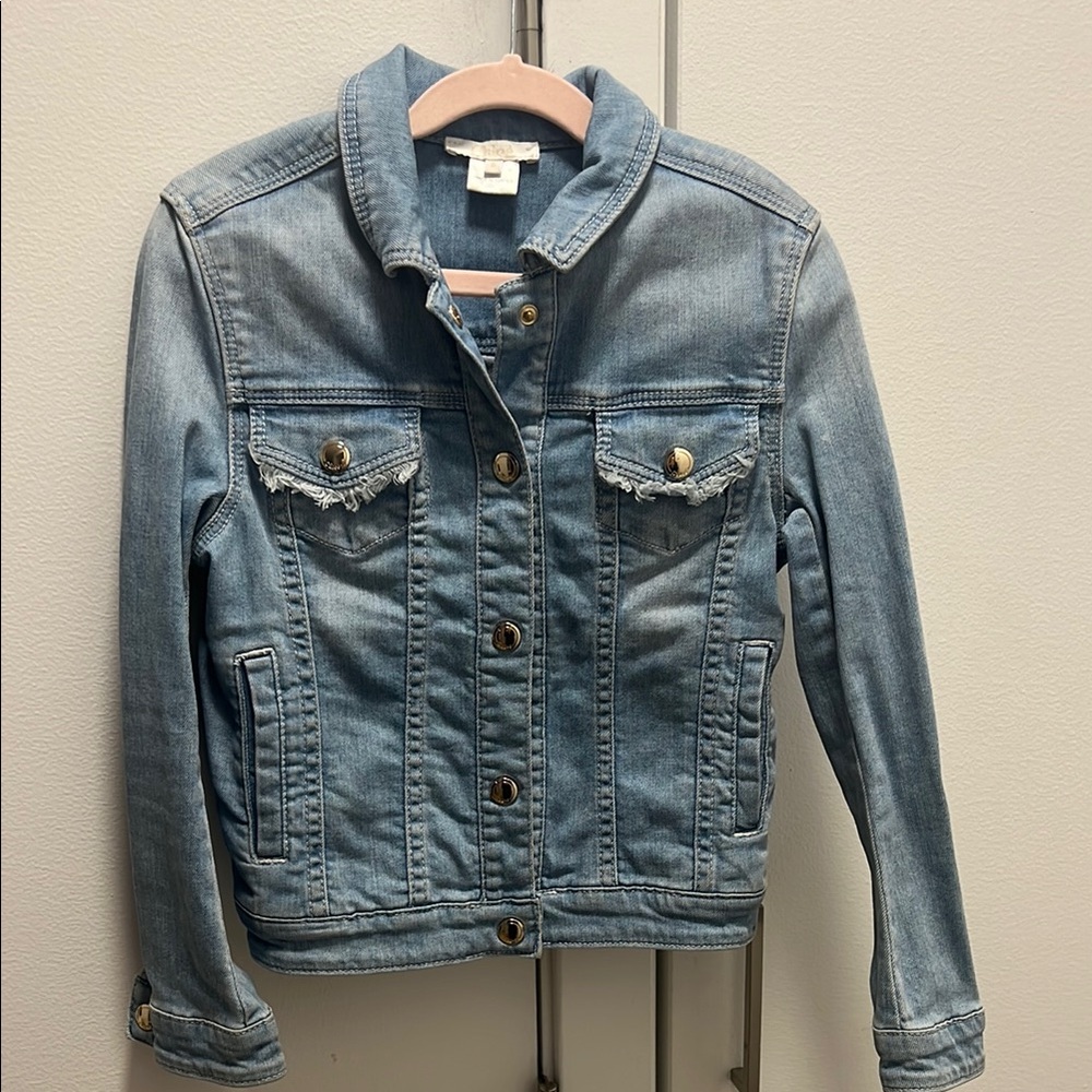 Chloe Light Blue Jean Jacket for Kids